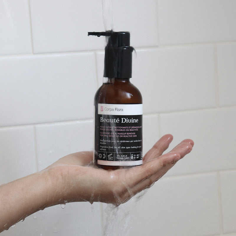Cleansing and make-up remover facial oil - Beauté Divine (dry & sensitive skin)