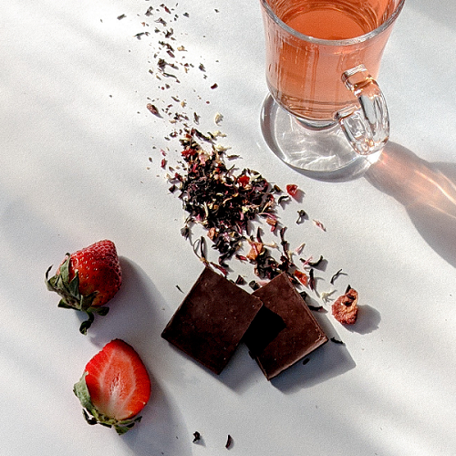 Choco-Strawberry Tea