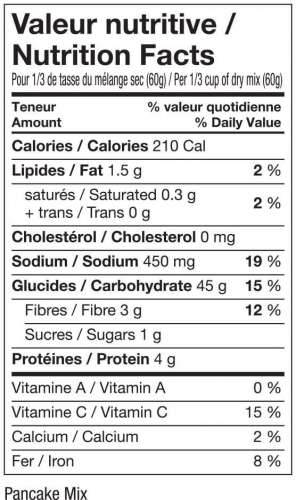 Mélange à crêpes biologique, sans gluten & végane