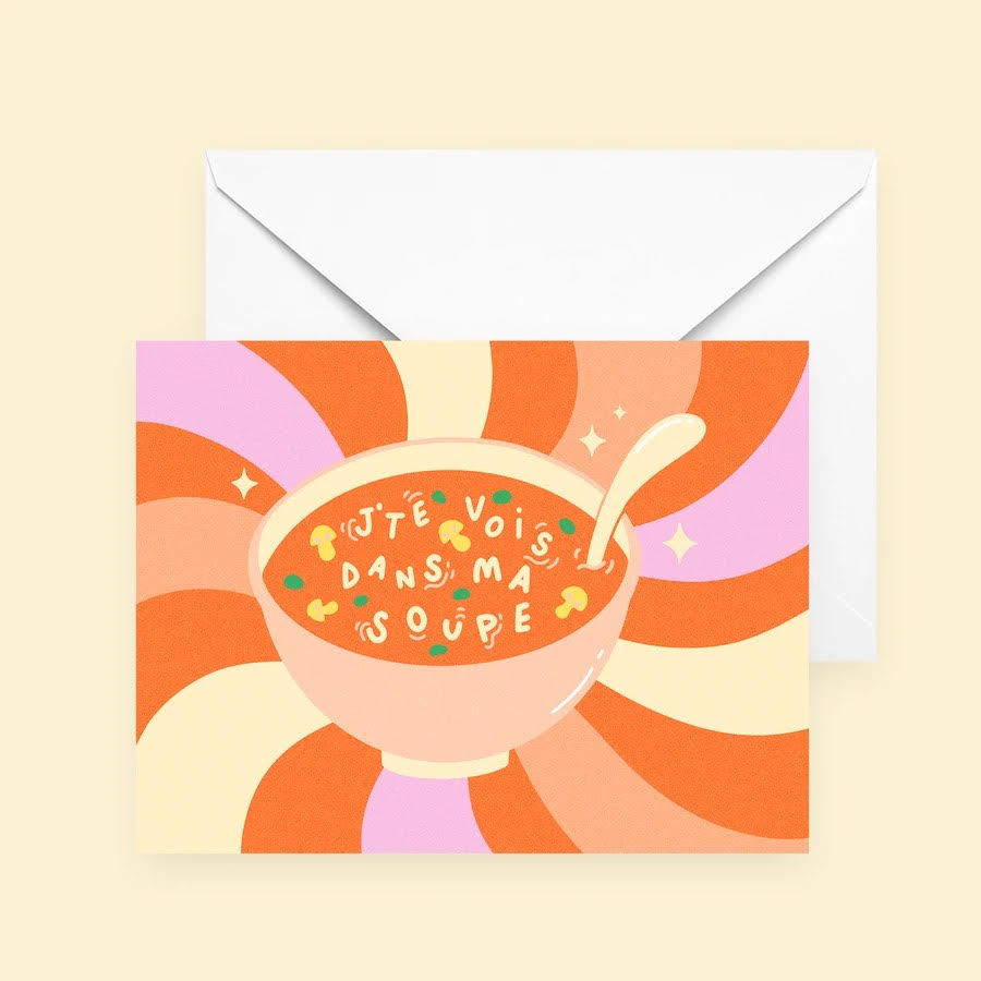 Card - I see you in my soup