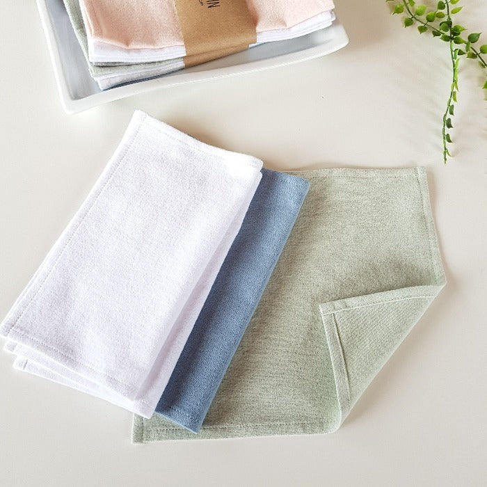 Organic Cotton Flannel Handkerchiefs - Set of 4