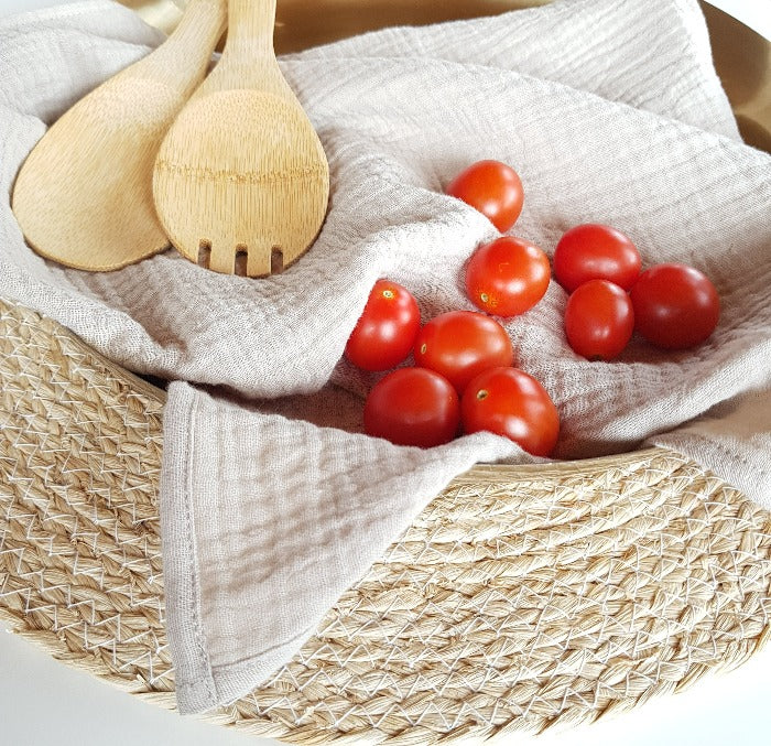 Serviette à main ou linge à vaisselle en mousseline