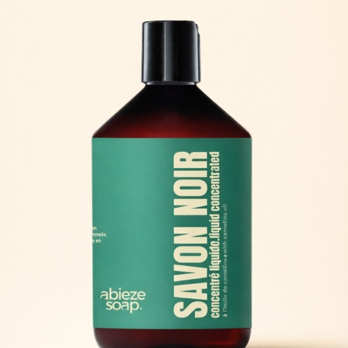 Savon noir concentré à la caméline 100% québécois -  Dégraissant, plancher & plantes