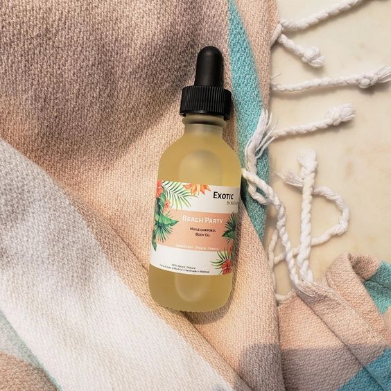 Huile corporelle exotique - Mangue & Papaye