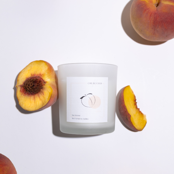 Coconut Wax Candle - Peach