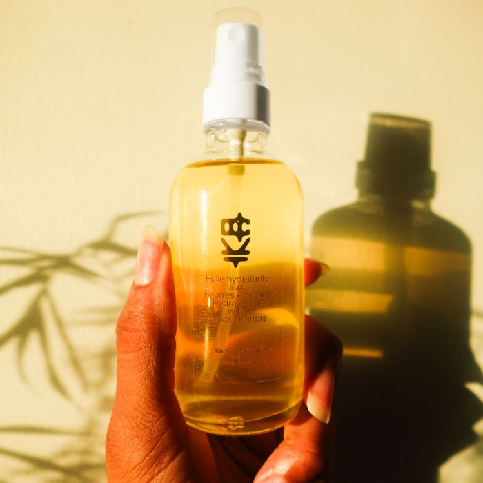 Huile corporelle hydratante & nourrissante aux beurres Africains