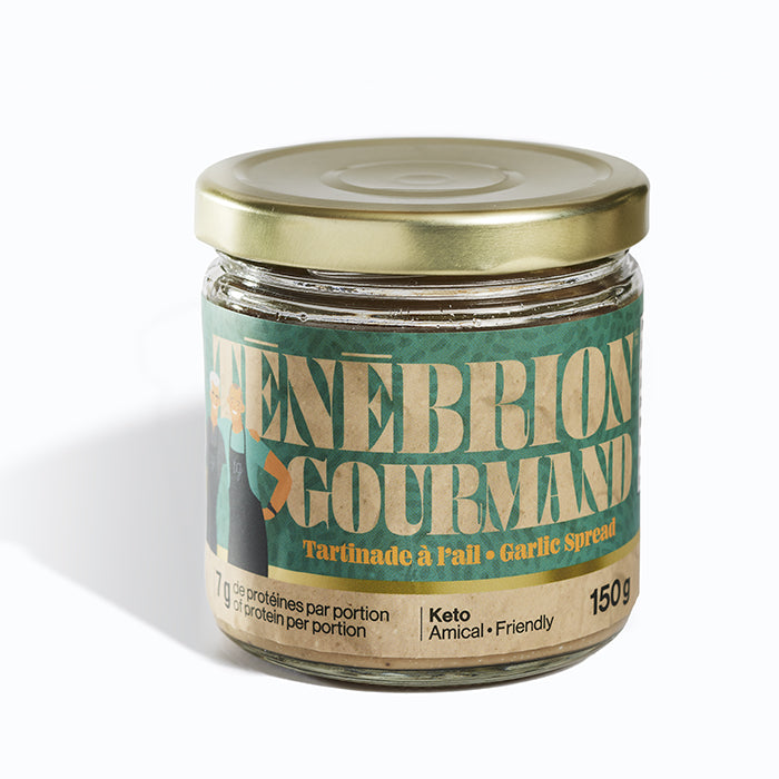 Tartinades à base de ténébrion meunier