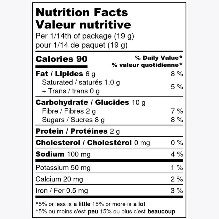 Mélange à biscuits aux pépites de chocolat - Sans gluten et végane