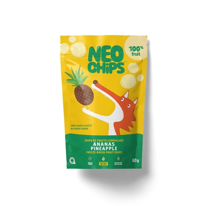 Freeze-dried pineapple chips