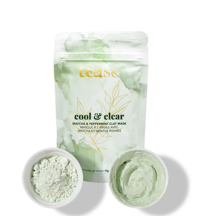 Masque au matcha et à la menthe poivrée - Cool & clear