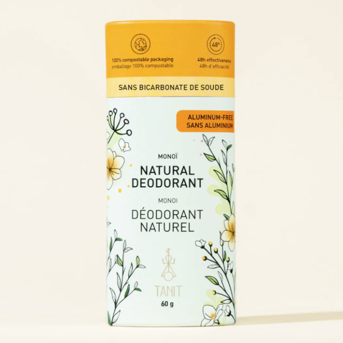Natural solid deodorant