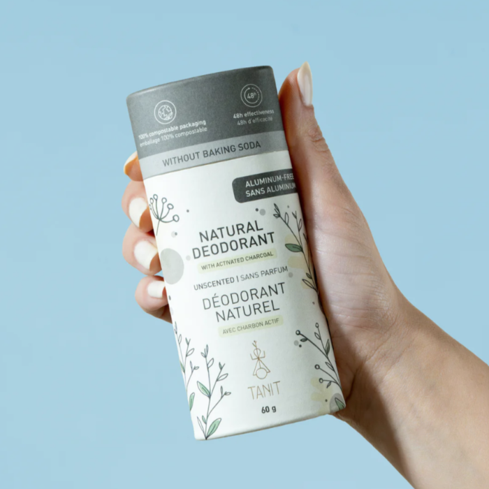 Natural solid deodorant