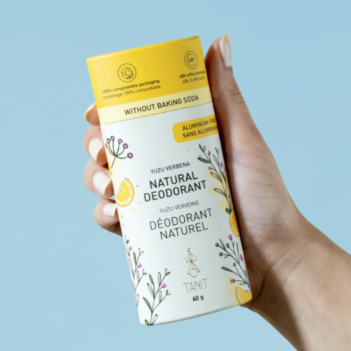 Natural solid deodorant