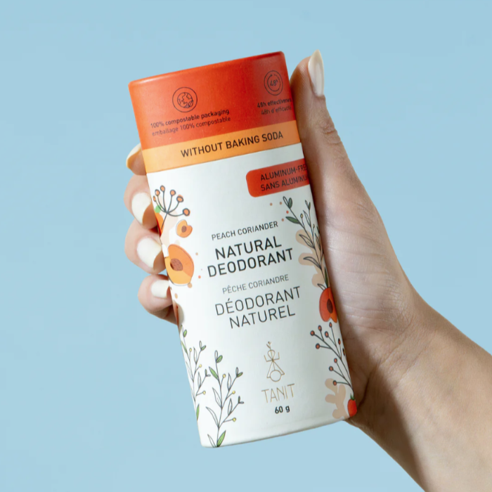 Natural solid deodorant