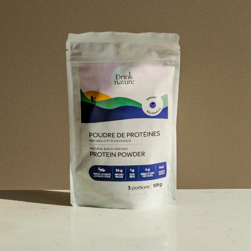 * Un seul échantillon par commande * Poudre protéinée de grillons et de soya biologique