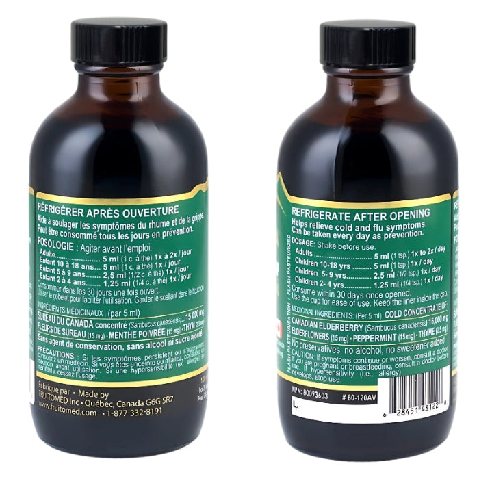 Immunia Sirop de sureau - Grippe & rhume 3-3