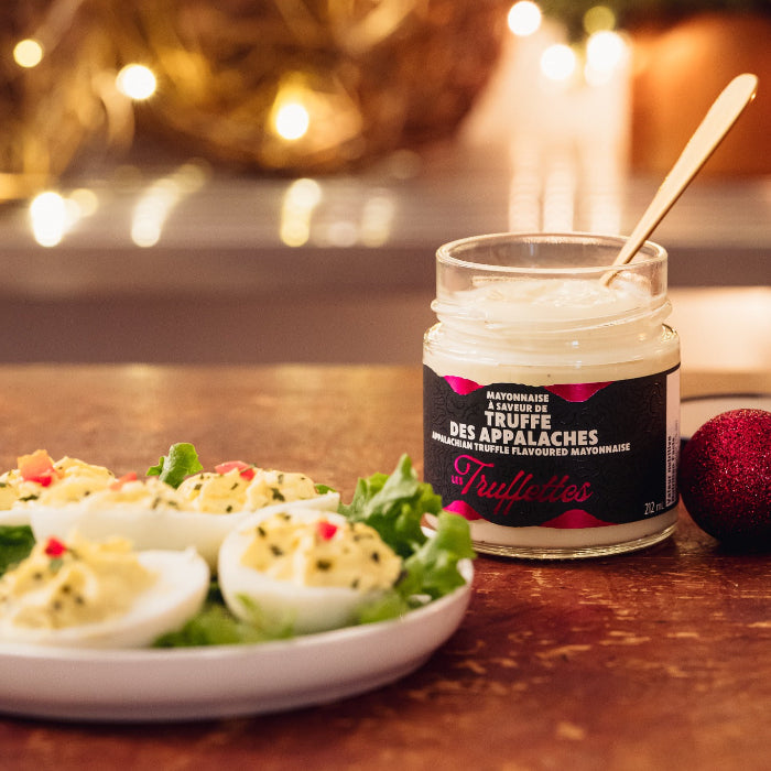 Mayonnaise à saveur de truffe des Appalaches les truffettes oeufs