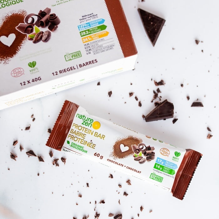 Organic, gluten-free & nut-free protein bar - Chocolate