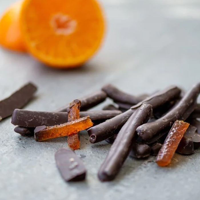 Candied orange peel - 70% dark chocolate
