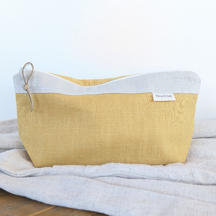 Pochette multiusage en lin
