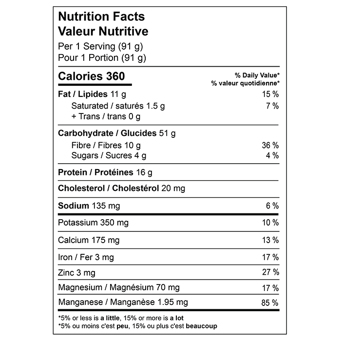 Gruau à Préparer la Veille - Pomme, Noix de pécan et Cannelle