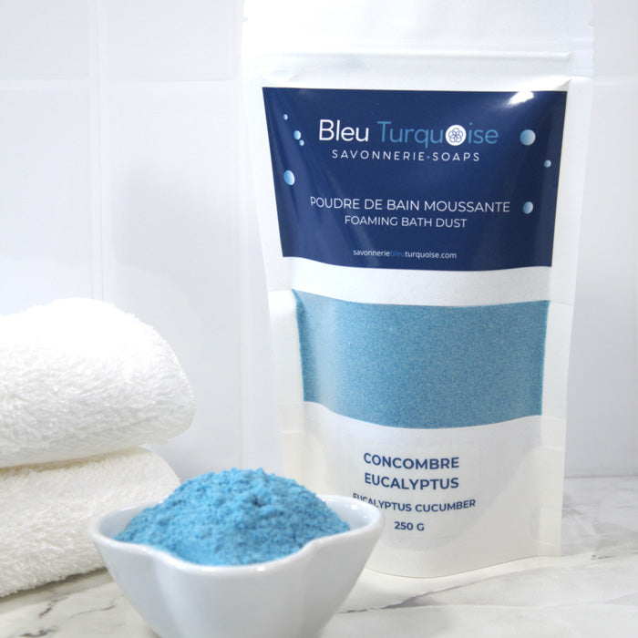 Poudre de bain moussante