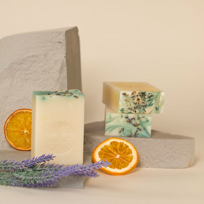 * One sample per order * Natural & Moisturizing Soap with Essential Oils