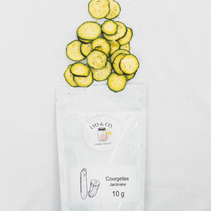 Freeze-dried fruit - Courgettes à la jardinière