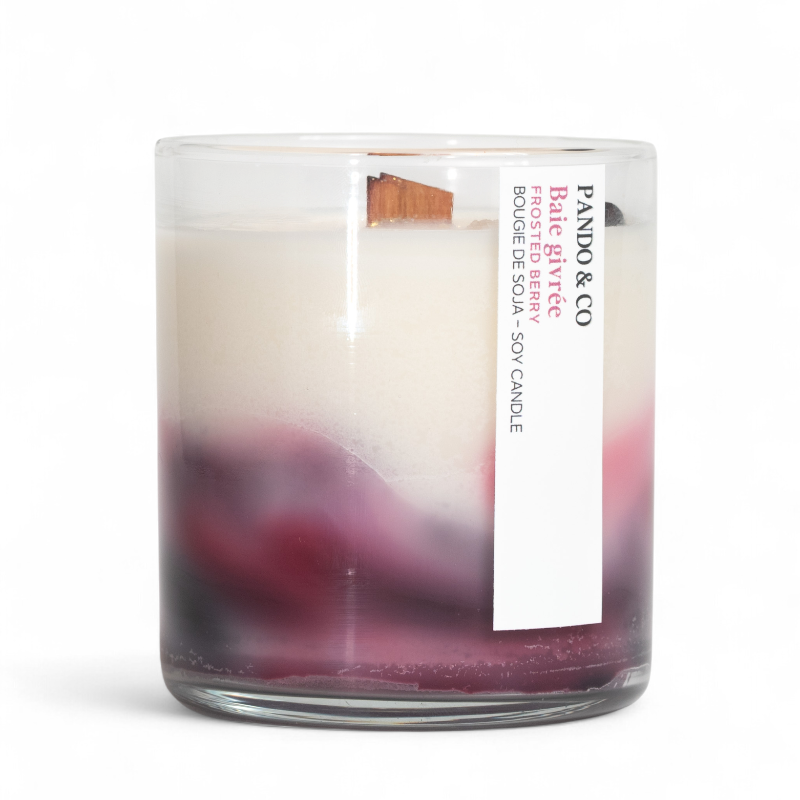 Bougie de soja - Baie givrée