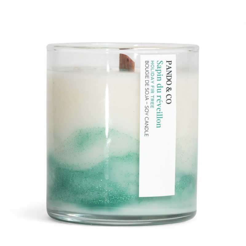 Bougie de soja - Sapin du réveillon