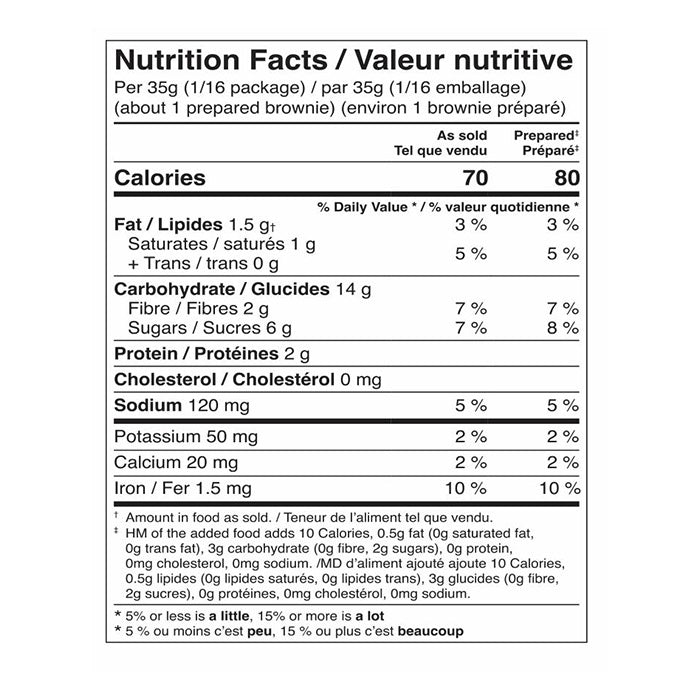 Mélange de Brownies WiseLicious