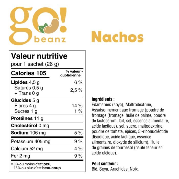 Go Beanz - Collation d'edamames rôties à secs