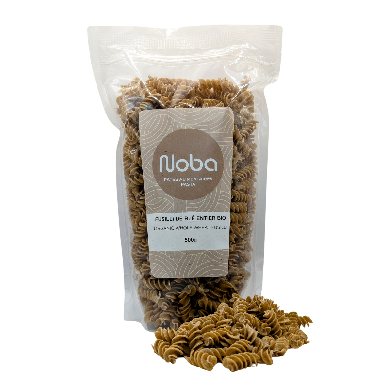 Pâtes  biologiques de blé entier - Fusilli