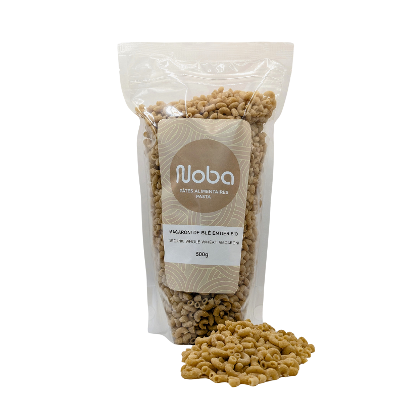 Pâtes  biologiques de blé entier - Macaroni