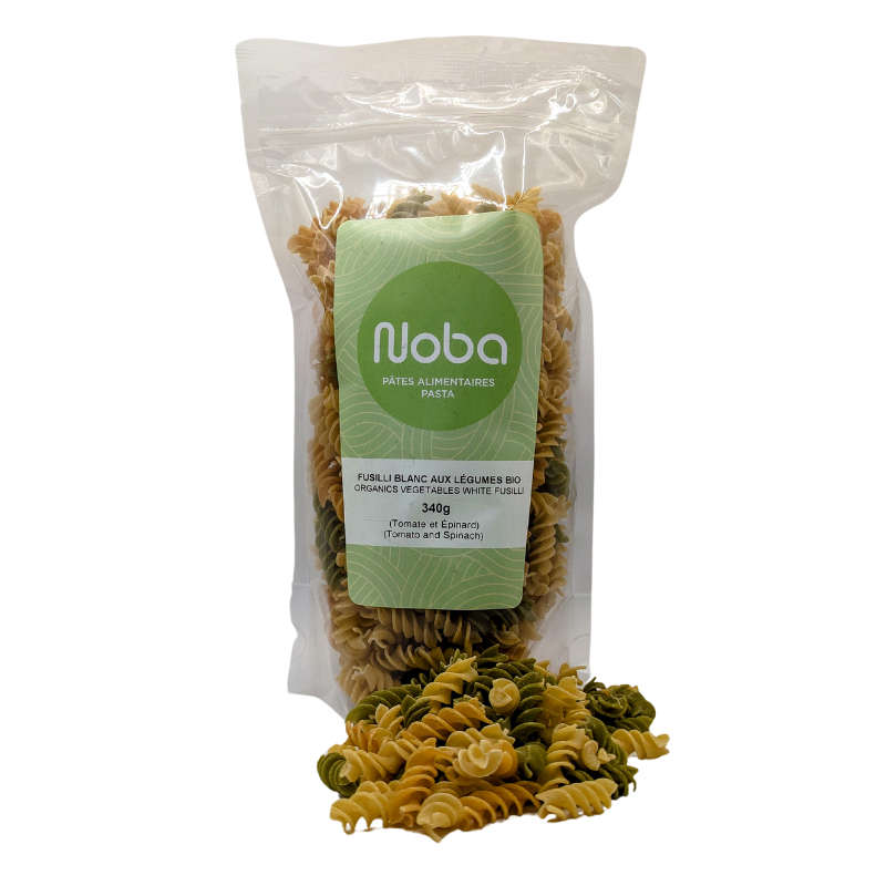 Pâtes biologiques aux légumes - Fusilli