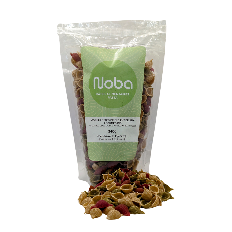 Pâtes biologiques de blé entier & légumes - Coquillettes