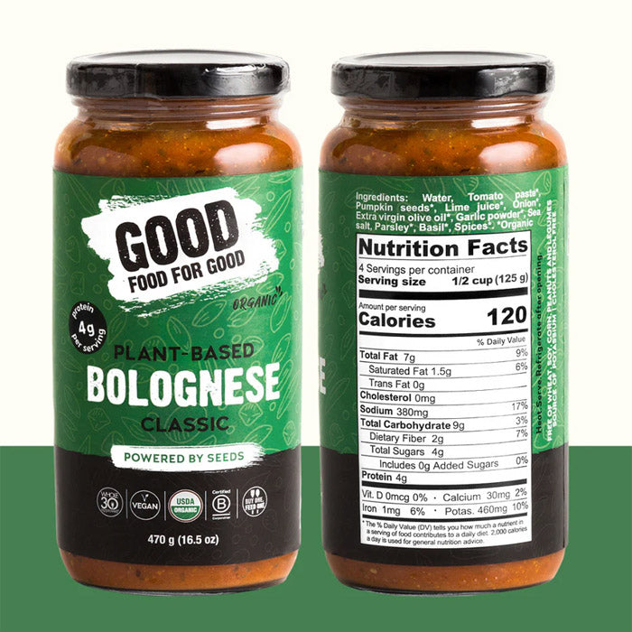 Sauce bolognaise végane et bio - Classique