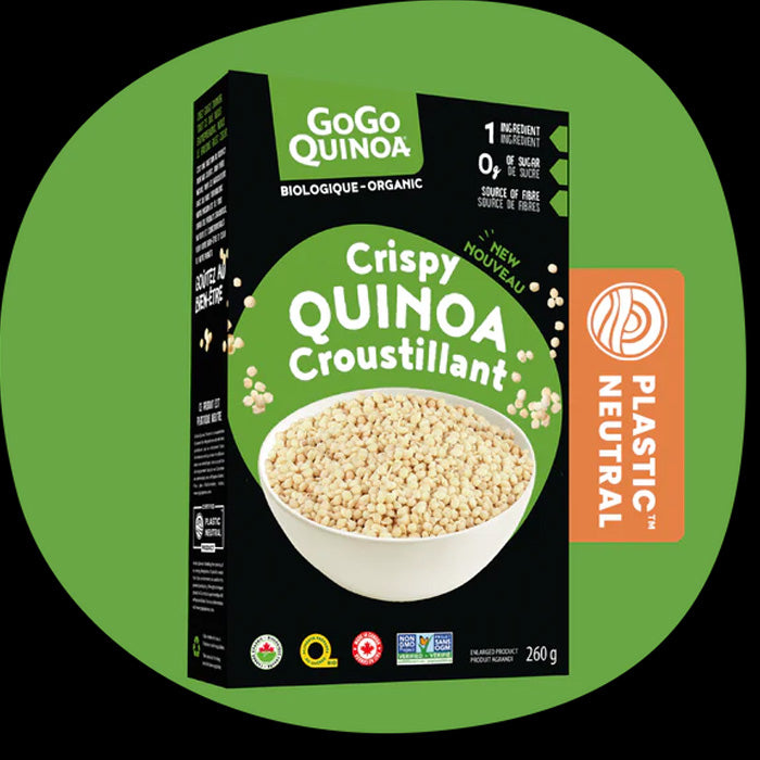 Organic crispy quinoa