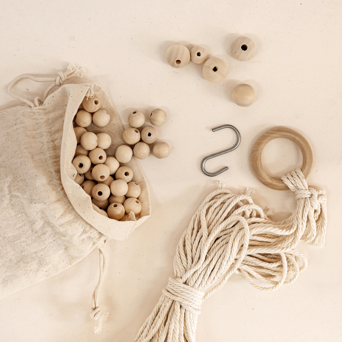 Coffret créatif responsable - Fabrication d’une suspension pour plante