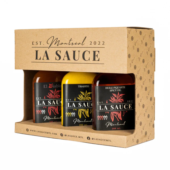 Trio of hot sauces - Discovery box