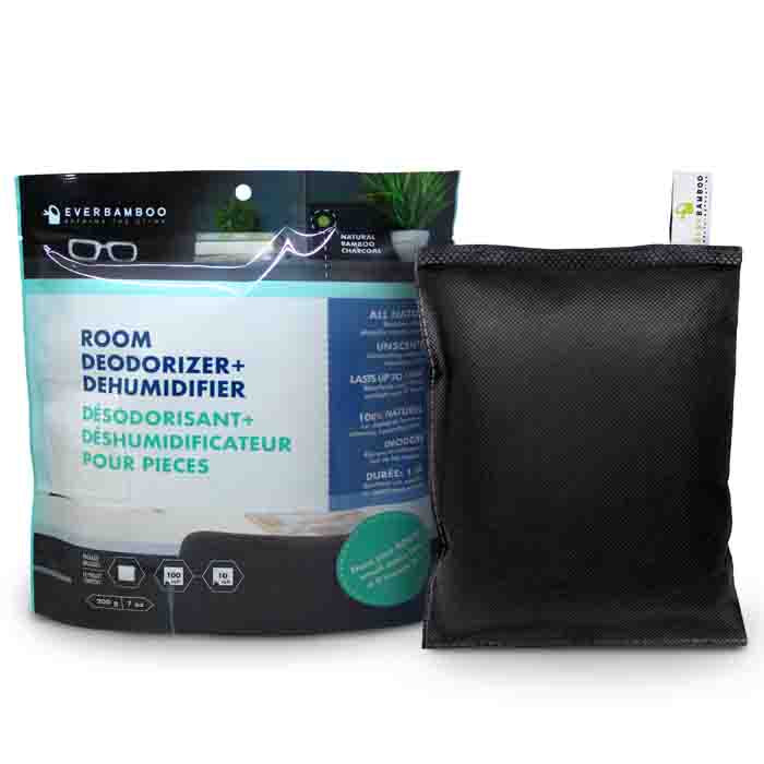 Désodorisant et déshumidificateur au charbon de bois de bambou moso - Pour pièces