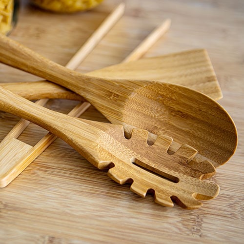 Ustensiles de cuisson en bambou - Ensemble