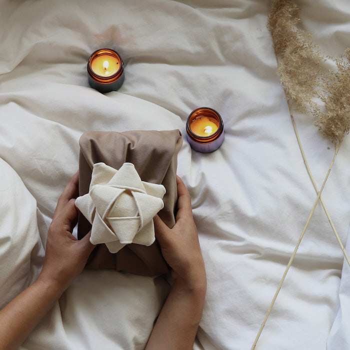 Chou réutilisable en tissu rescapé