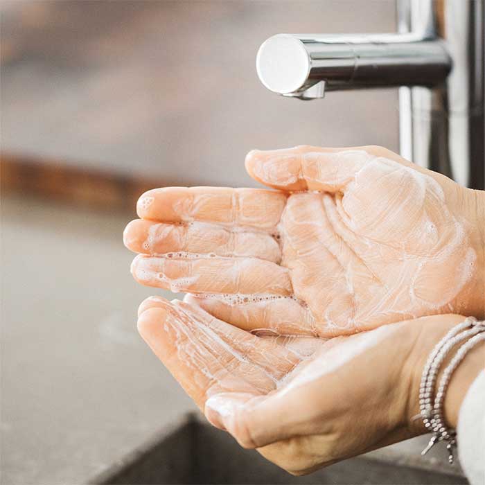 Feuilles de savon à mains