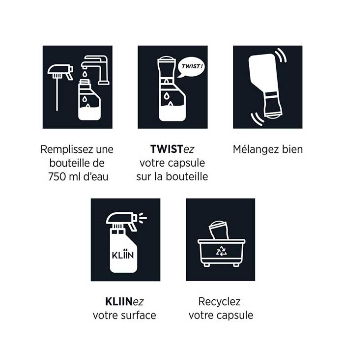 Capsule BIO nettoyant concentré - Vitres & Miroirs