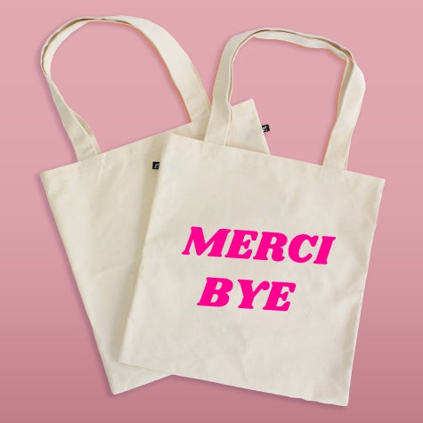 Reusable bag - Merci bye