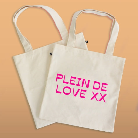 Sac réutilisable - Plein de love xx