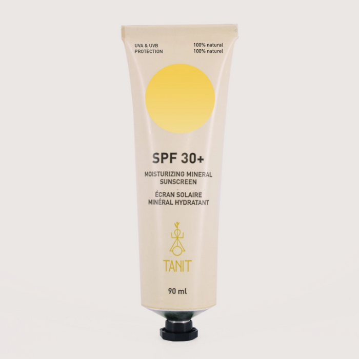 Moisturizing Mineral Sunscreen SPF30+.
