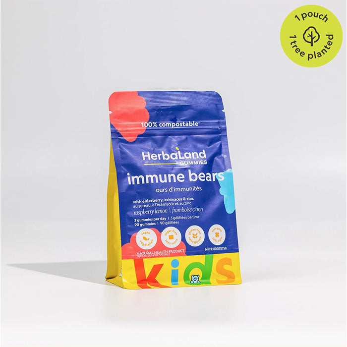 Immunité pour enfants - Fraise et framboise bleue