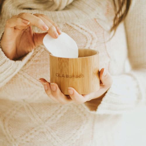 Tampons démaquillants réutilisables - Coffret